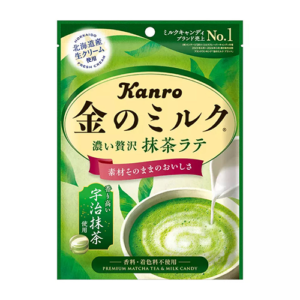 日本KANRO黄金牛奶抹茶拿铁糖 61g