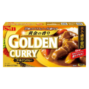 S&B Foods Golden Japanese Curry Roux Sauce Mild 198g