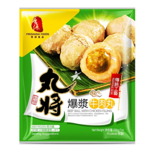 Freshasia Hotpot Balls - Beef Balls With Chicken Filling 200g