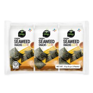 CJ Bibigo Crispy Seaweed Snacks - Sesame Flavour (5g*3Pack)
