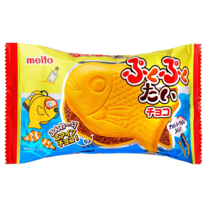 Meito Pukupuku Tai Monaka Fish Shape Wafer (Chocolate)